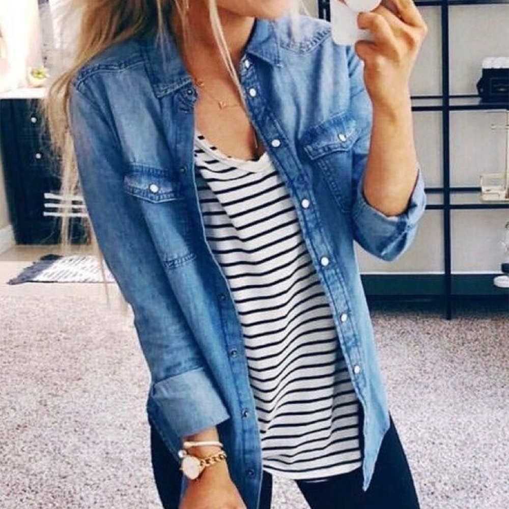 American eagle military button down shirt